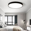 12-Inch Diameter Round Metal Flush Mount Ceiling Light Fixture | Temsk