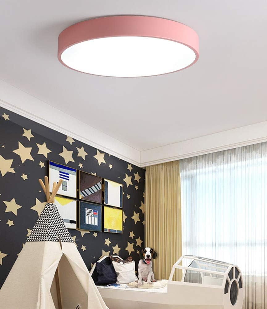 12-Inch Diameter Round Metal Flush Mount Ceiling Light Fixture | Temsk