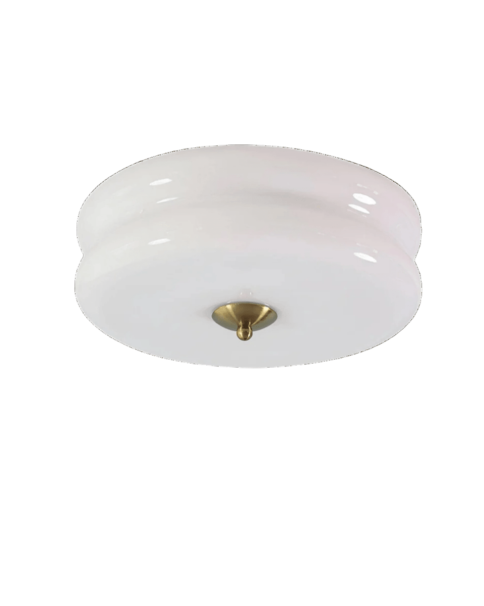 12-Inch Diameter Round Metal Tiered Ceiling Light Fixture | Temsk