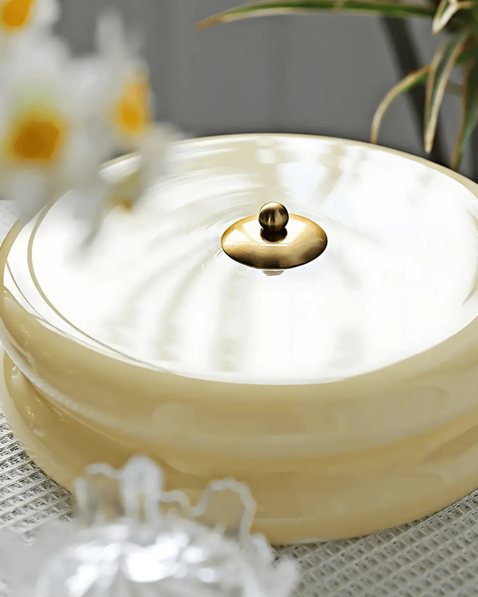12-Inch Diameter Round Metal Tiered Ceiling Light Fixture | Temsk