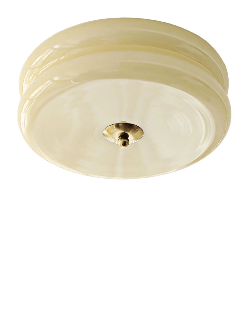 12-Inch Diameter Round Metal Tiered Ceiling Light Fixture | Temsk