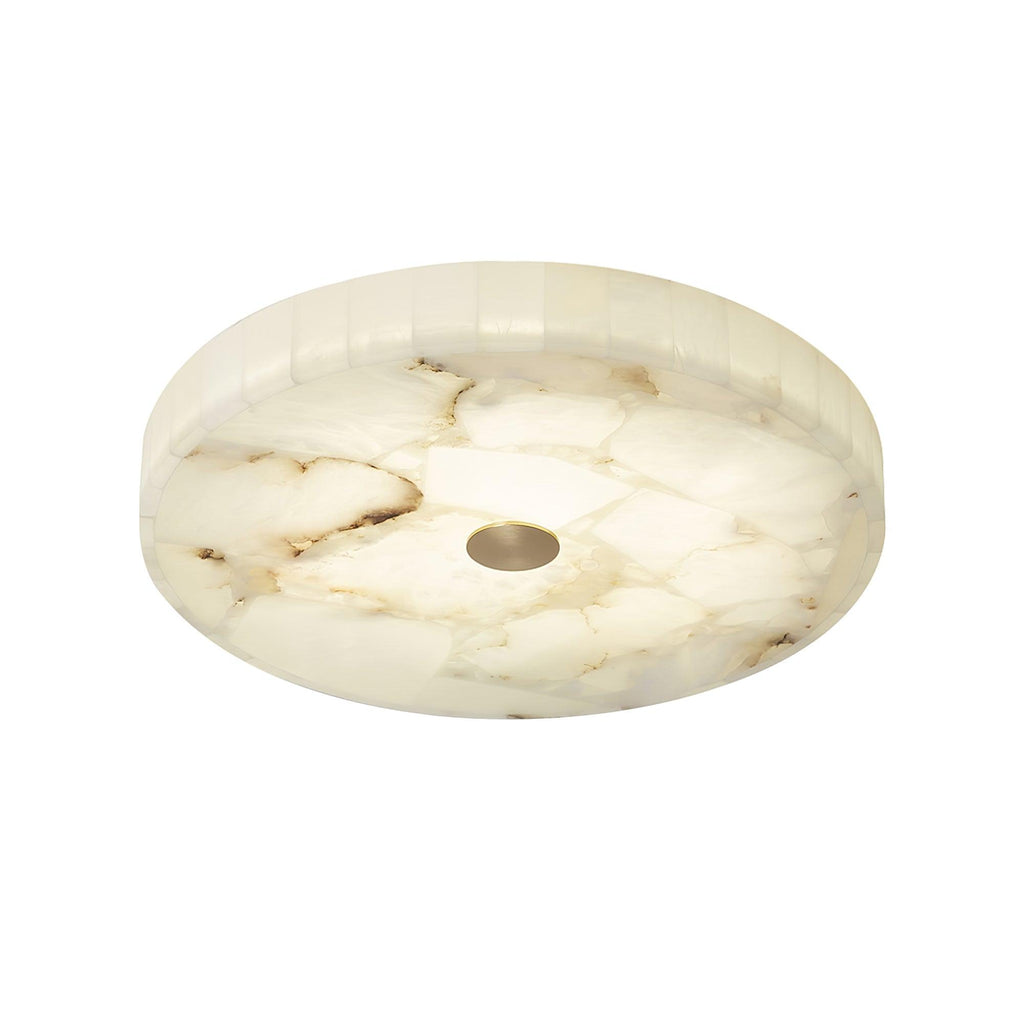 Alabaster LED Ceiling Light In White And Gold For Living Room And Hall | Temsk
