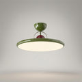 Green LED Ceiling Light With Acrylic And Metal, Retro Design, Dimmable | Temsk
