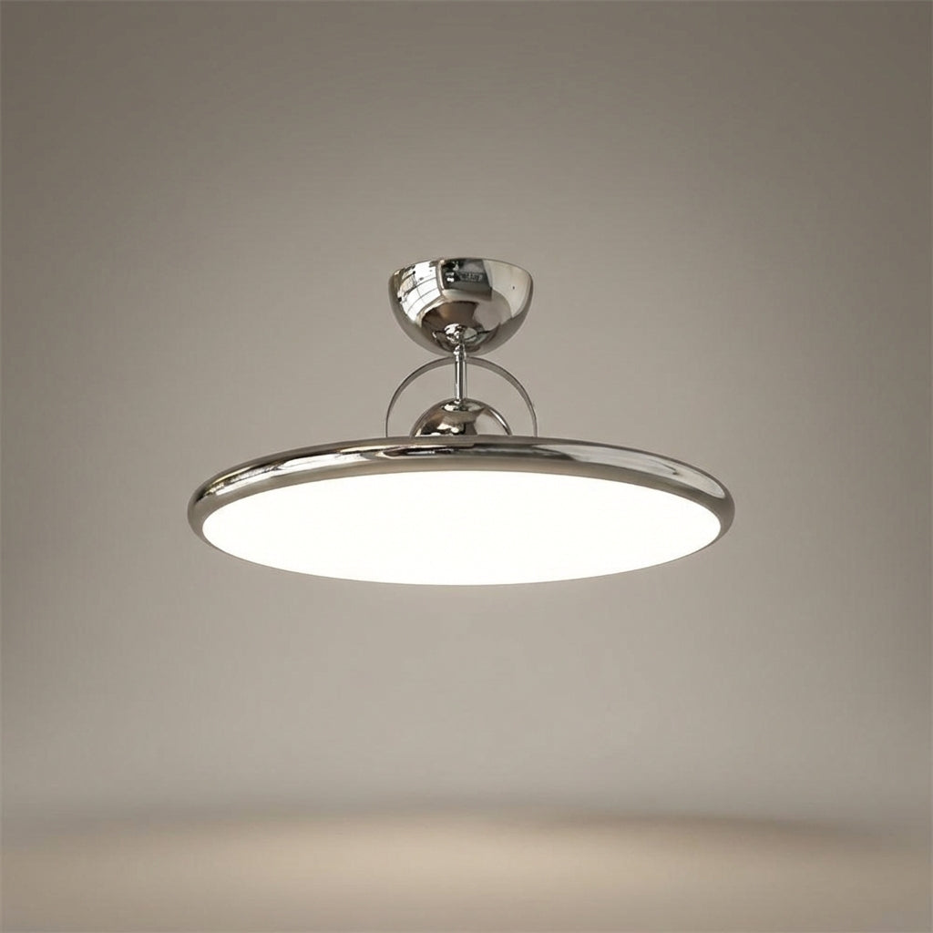 Green LED Ceiling Light With Acrylic And Metal, Retro Design, Dimmable | Temsk