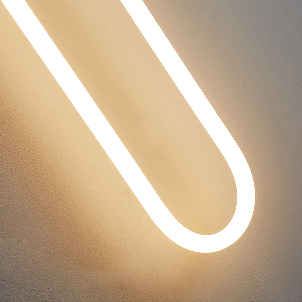 Moderne LED-Wandlampe mit Messing und schwarzem minimalistischen Design | Temsk