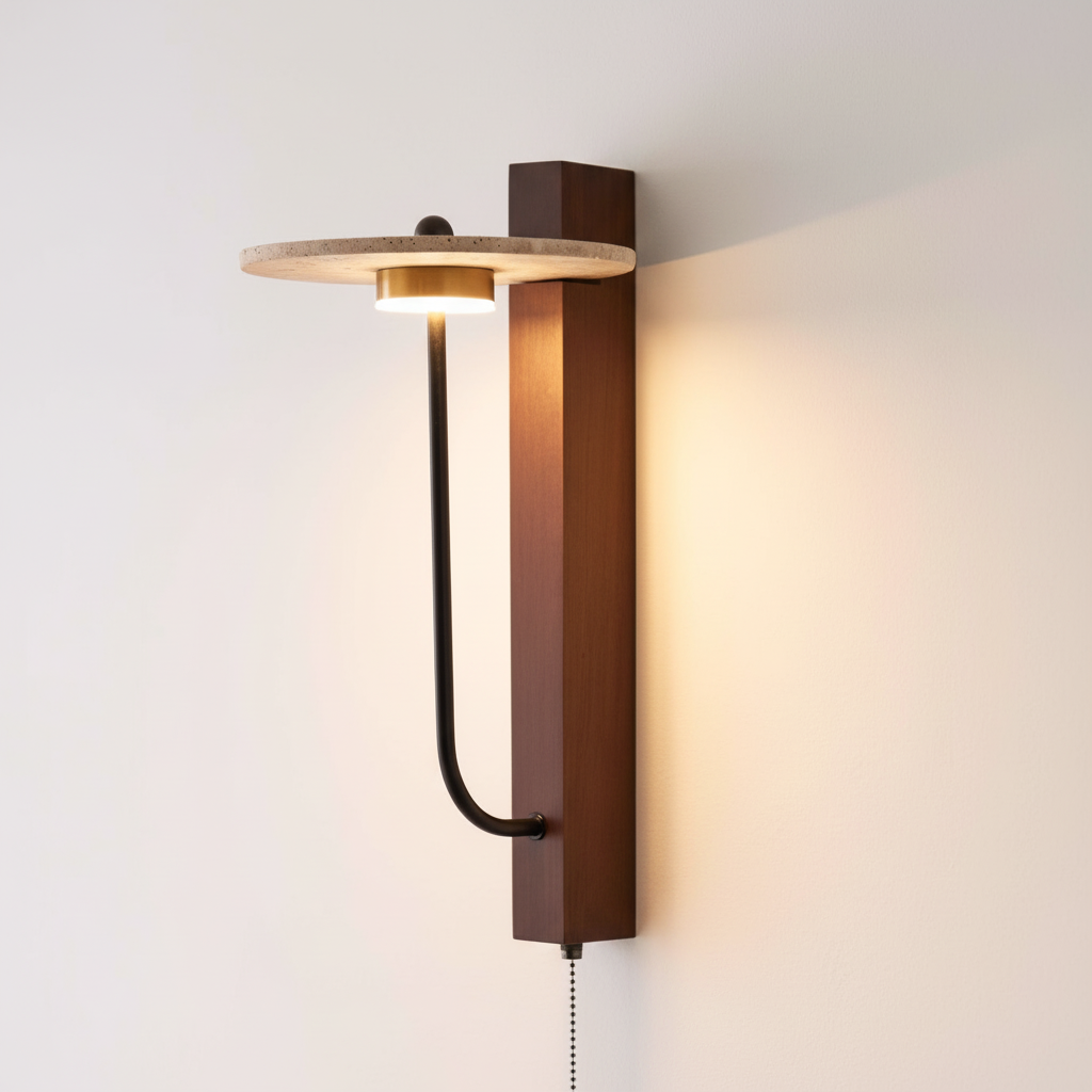 TerraLuma Natural Material Wall Sconce Lighting for Cozy Ambience | Temsk