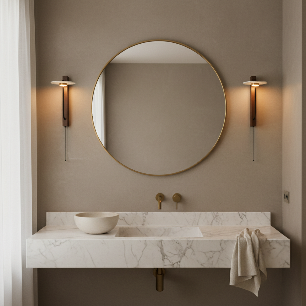TerraLuma Natural Material Wall Sconce Lighting for Cozy Ambience | Temsk