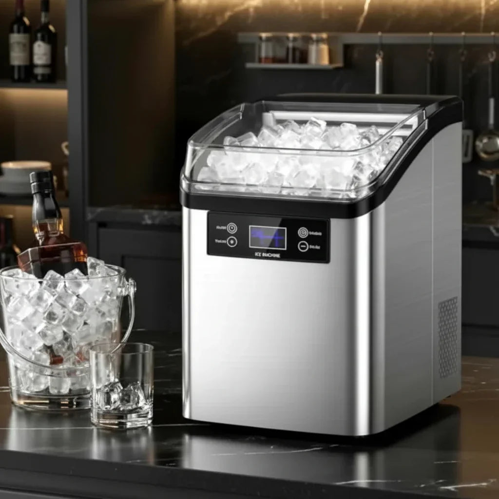 Automatic Countertop Ice Maker With Large Capacity For Home Use | Temsk