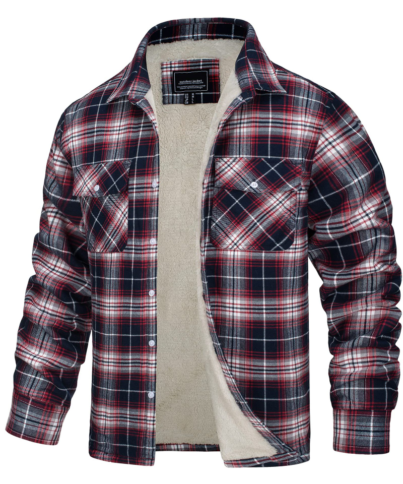 Lyrenox Classic Plaid Jacket With Fleece Lining Style | Temsk