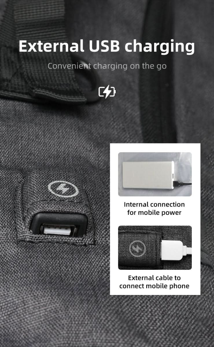 CityTrail Rolltop Backpack For Multifunctional Outdoor Use With USB Port | Temsk