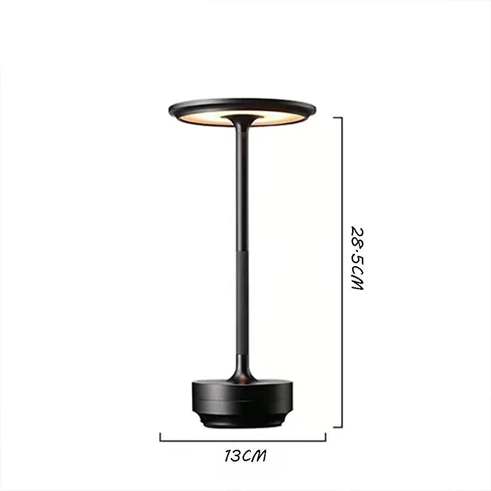 Touch Activated Rechargeable Desk Lamp With Dimmable LED Table Light | Temsk