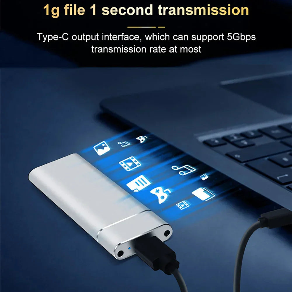Externí pouzdro pro M.2 SSD pro USB 3.1 přenosný disk | Temsk