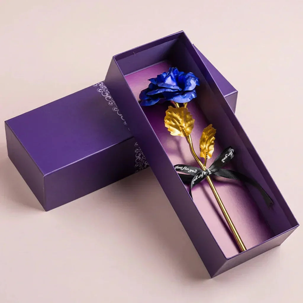 Rosen-Geschenkbox mit Künstlicher Blumenpräsentation zum Muttertag | Temsk