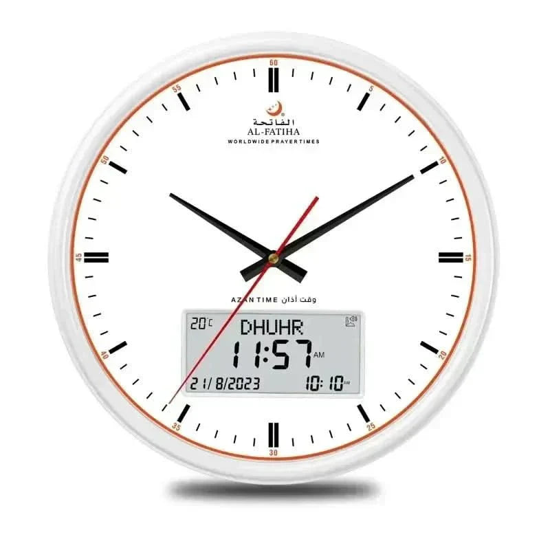 Orologio da Preghiera LumaTime con Regolazione Automatica dell'Azan e Dieci Suoni di Azan | Temsk