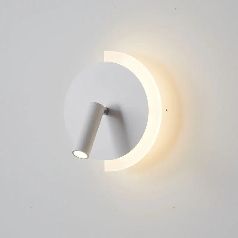LunaSpot Wandleuchte LED Nachttischleuchte mit minimalistischem Design | Temsk