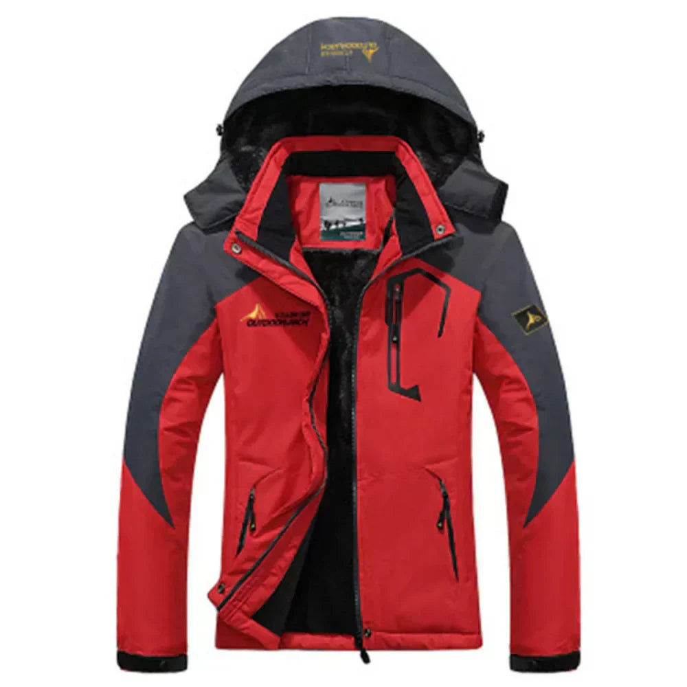 Men's Ultimate Winter Parka Hooded Insulated Jacket, Waterproof And Windproof Anorak | Temsk