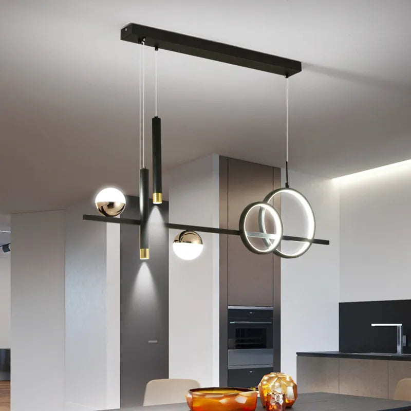Lumenora schlanker moderner minimalistischer LED-Pendelleuchten-Spot mit Fernbedienung | Snurv | Temsk