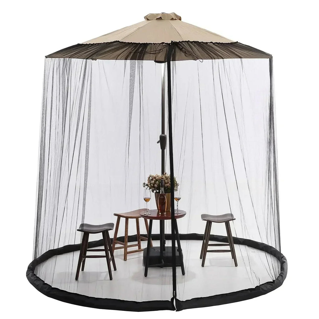 LumaGuard Mosquito Net For Parasols Up To 4 Meters With Zip | Temsk