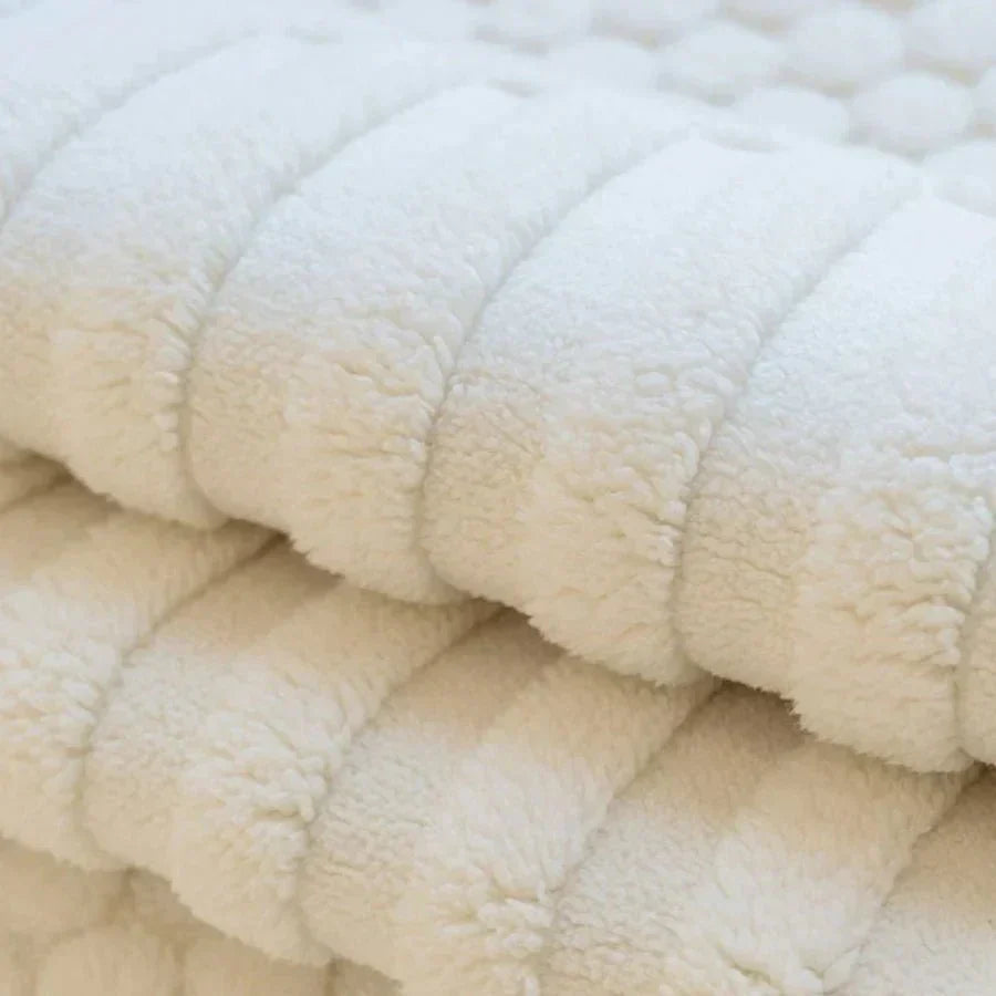 Cozy Cloud Thick Tuft Fleece Sofa Cover For Warm Winter Coziness | Temsk