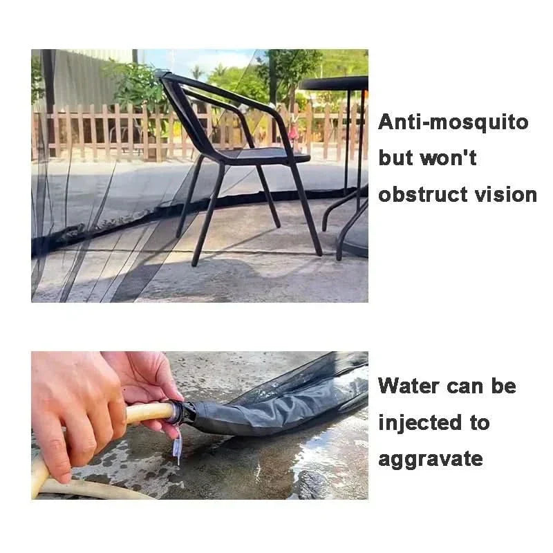 LumaGuard Mosquito Net For Parasols Up To 4 Meters With Zip | Temsk