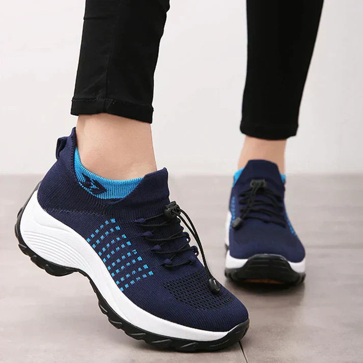 Women's Elastic Support Orthopedic Sneakers Footwear | Temsk