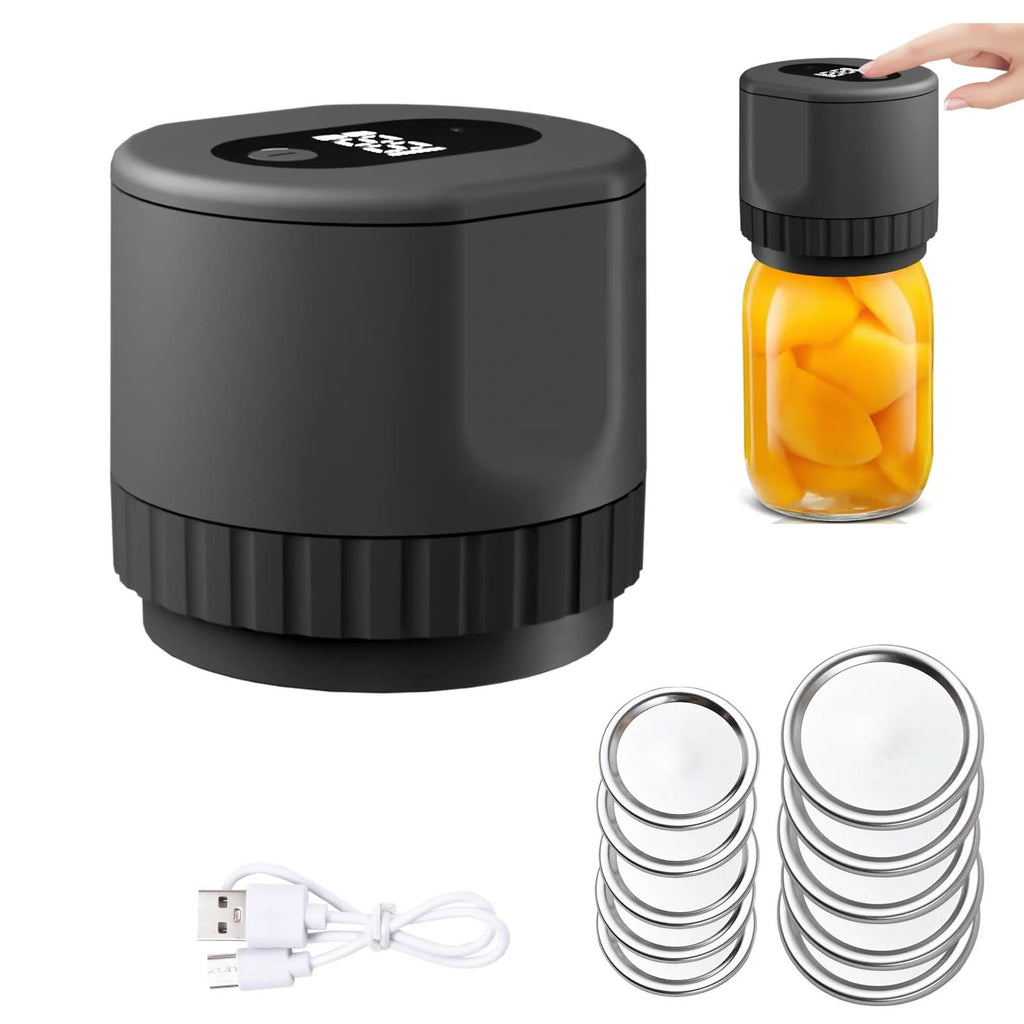 FreshSeal Portable Vacuum Sealer for Bottles, Jars, and Cans | Temsk