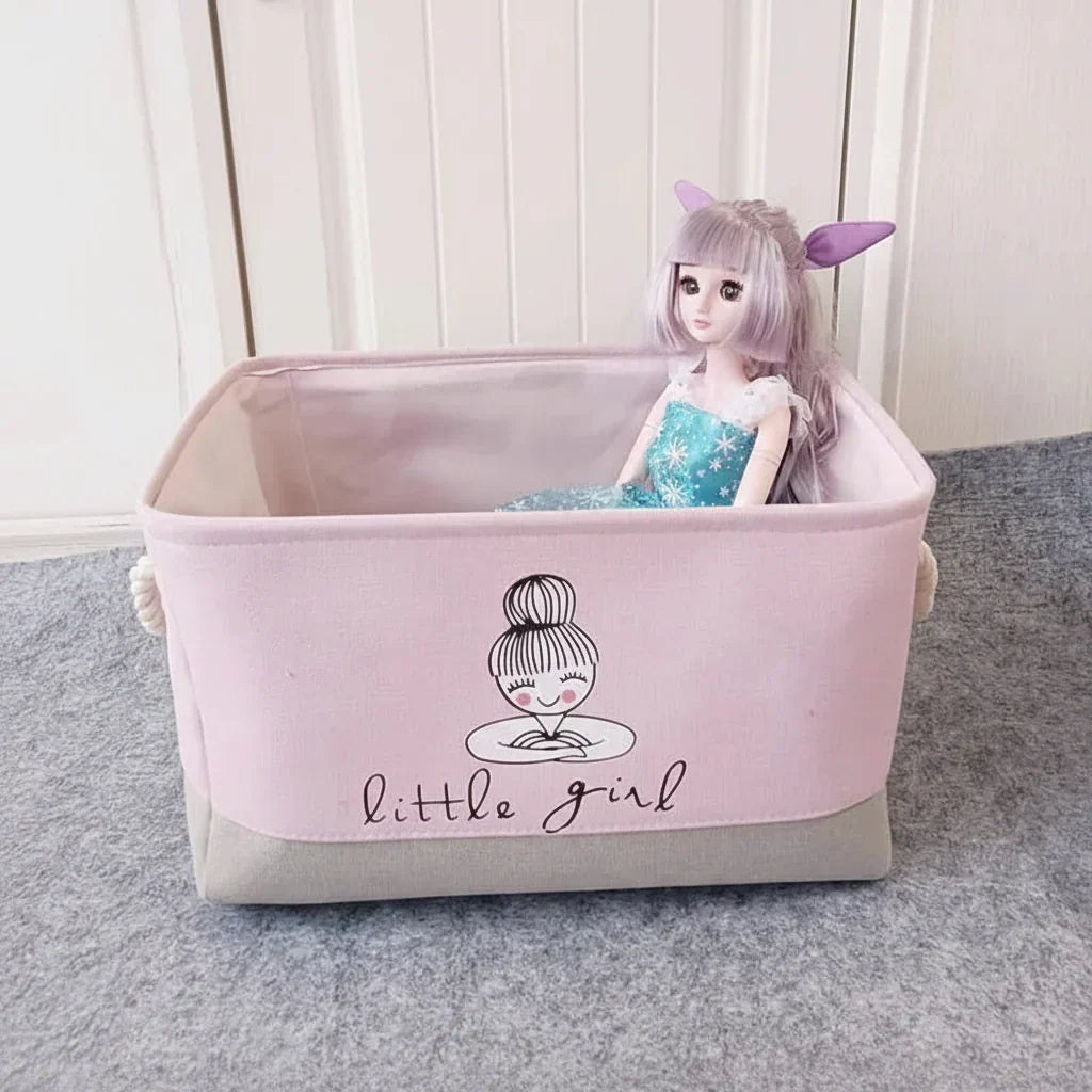 NestFold Foldable Storage Basket For Children's Room Organization | Temsk