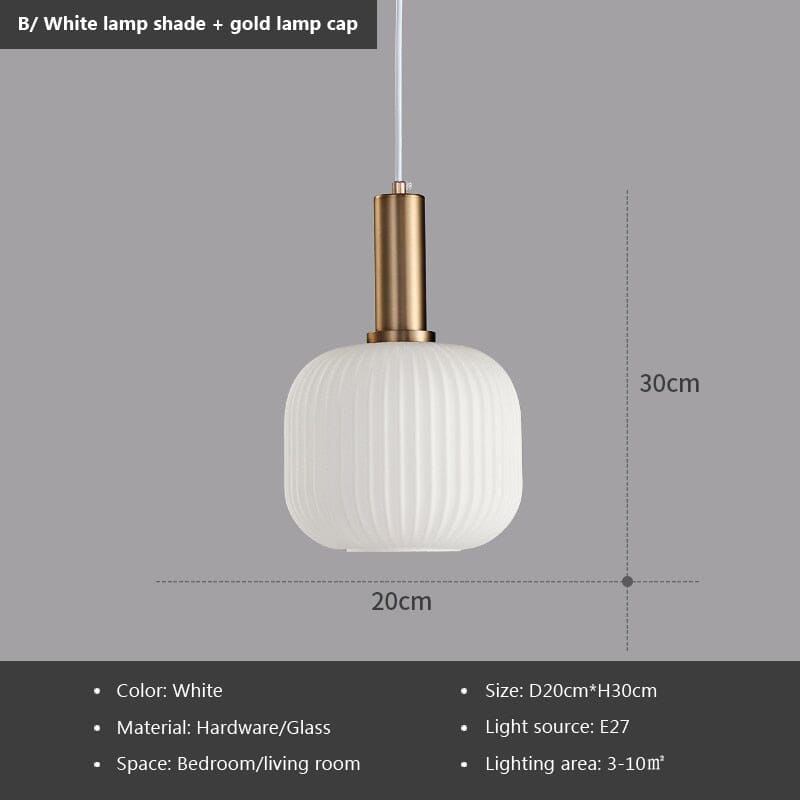 Aurora Pendant Lights In Fluted Glass For Home Lighting And Decor | Temsk