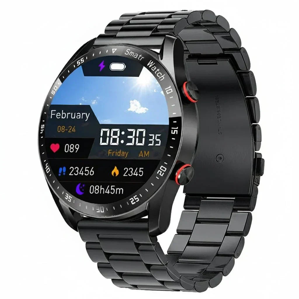 PulseNova Premium Men's Smartwatch With ECG And PPG And Call Function | Temsk