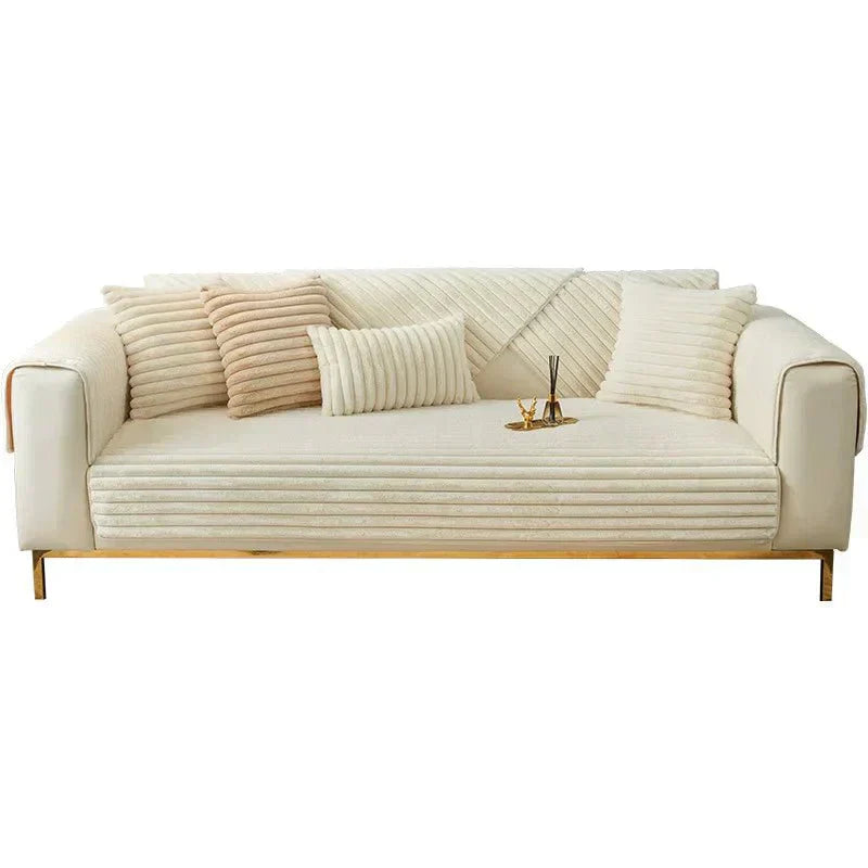HavenFur Luxurious Winter Sofa Cover Made From Faux Rabbit Fur | Temsk