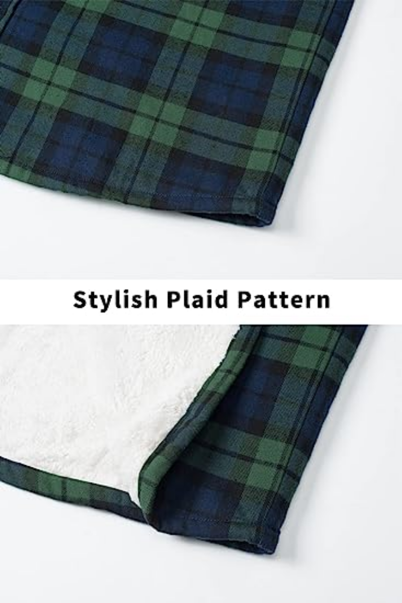 Lyrenox Classic Plaid Jacket With Fleece Lining Style | Temsk