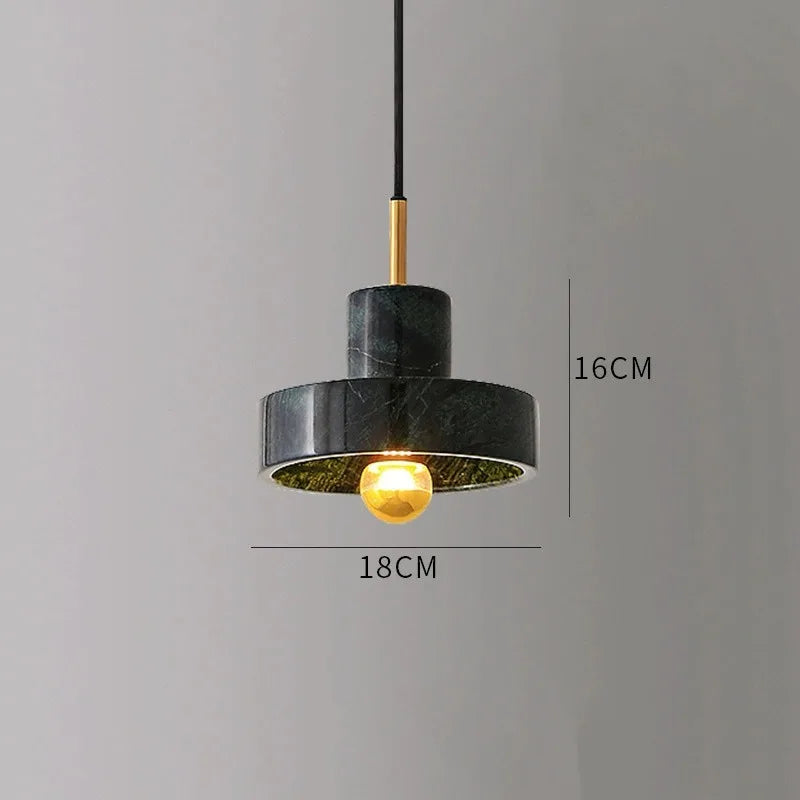 Marmor Pendelleuchte mit Naturstein Postmodernem Design | Temsk