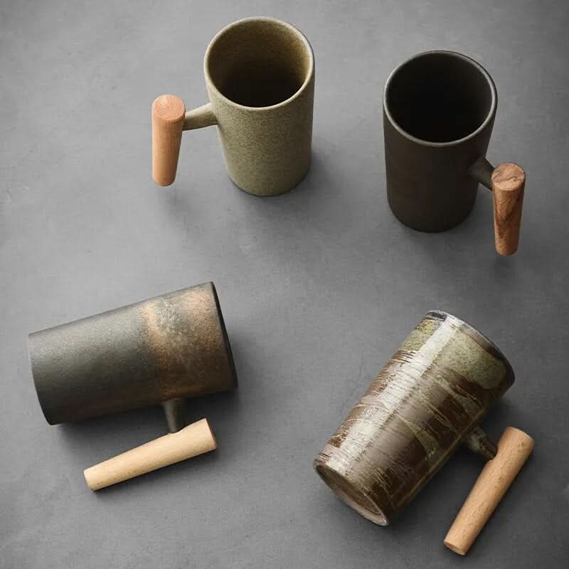 Arcadia Lane Nordic Earth Latte Cups Handmade and Functional for Coffee Experience | Temsk