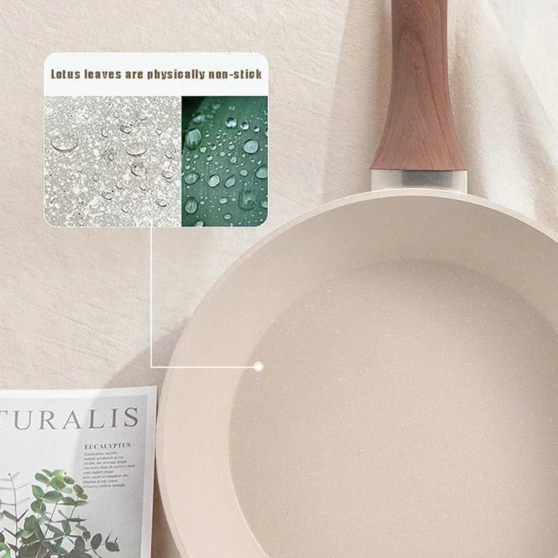 TerraStone Deep Nonstick Pan With Medical Stone Coating For Gas And Induction | Temsk
