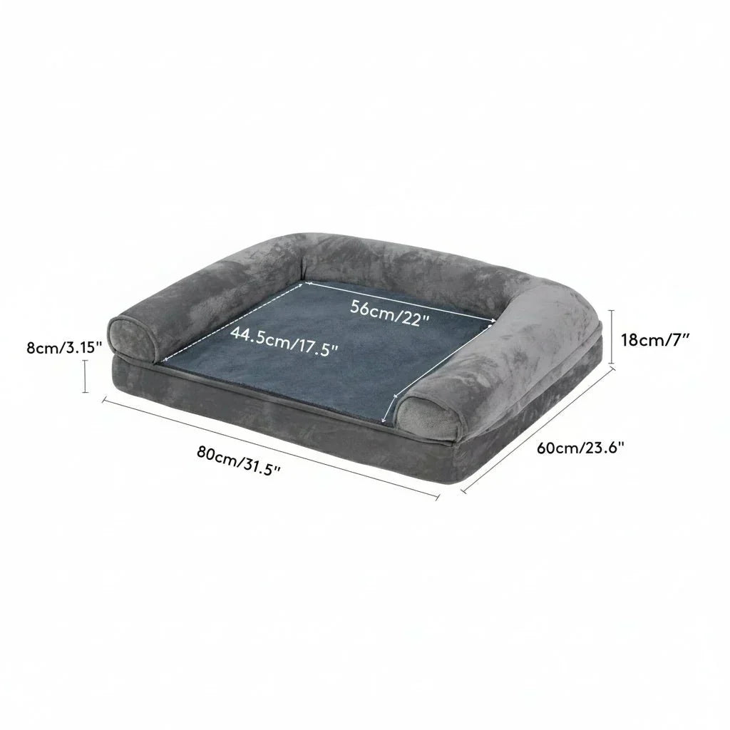 CuddleCloud Orthopedic Foam Couch Bed For Dogs And Pets | Temsk