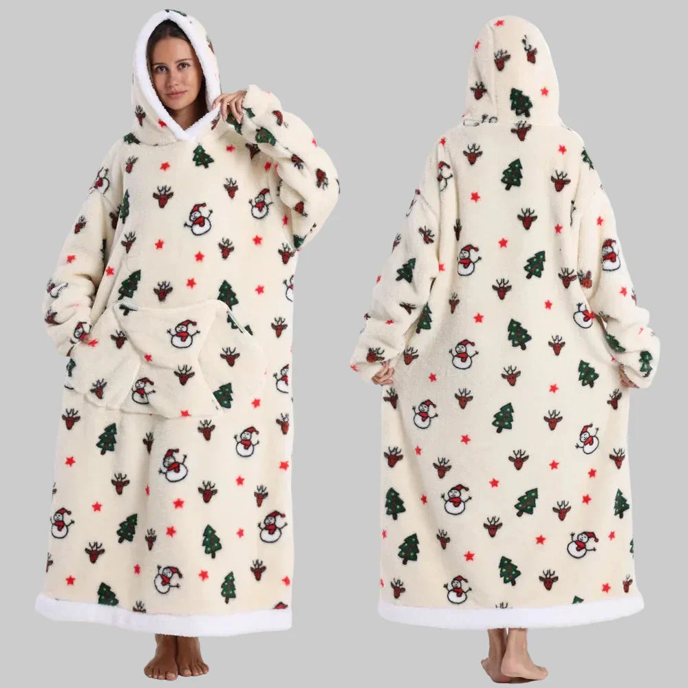 Cozy Oversized Wearable Hoodie Blanket For Adults All Day Comfort | Temsk
