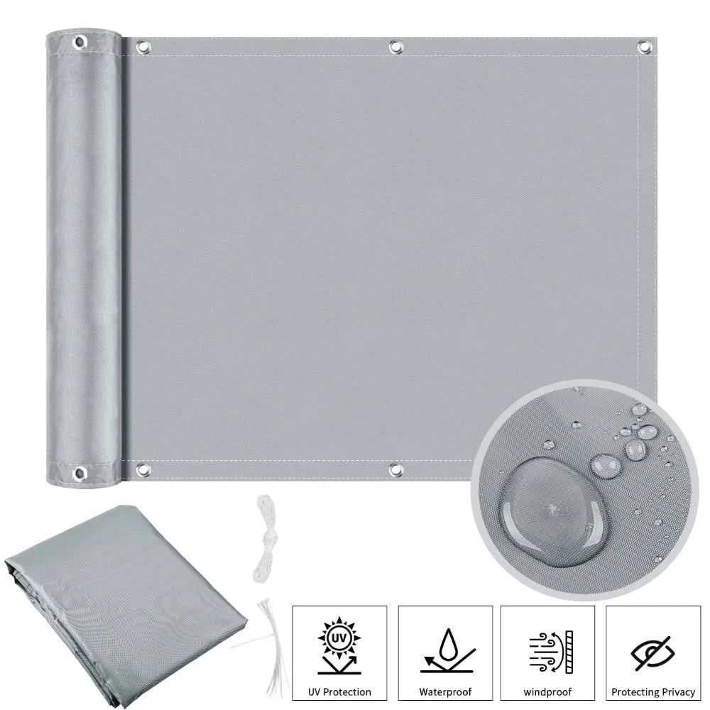 GardenShield UV and Waterproof Privacy Fence for Balcony, Garden, and Pool Areas | Temsk
