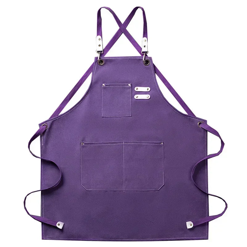 ProWear Canvas-Schürze für Unisex-Köche und Arbeitskleidung | Temsk