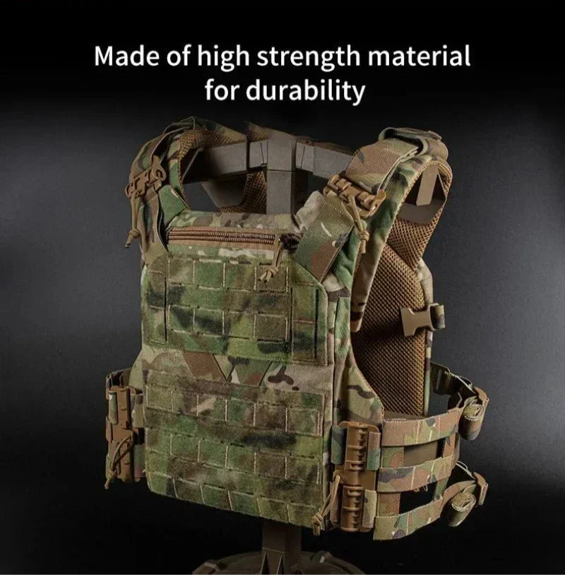 Vanguard Armor Carrier Modular Vest With Laser Cut MOLLE And Quick Release | Temsk