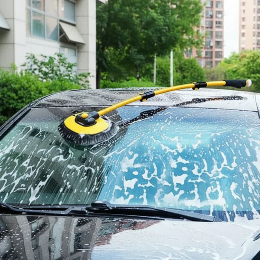 SwiftSweep Pro Telescoping Car Wash Mop With Flexible Head | Temsk