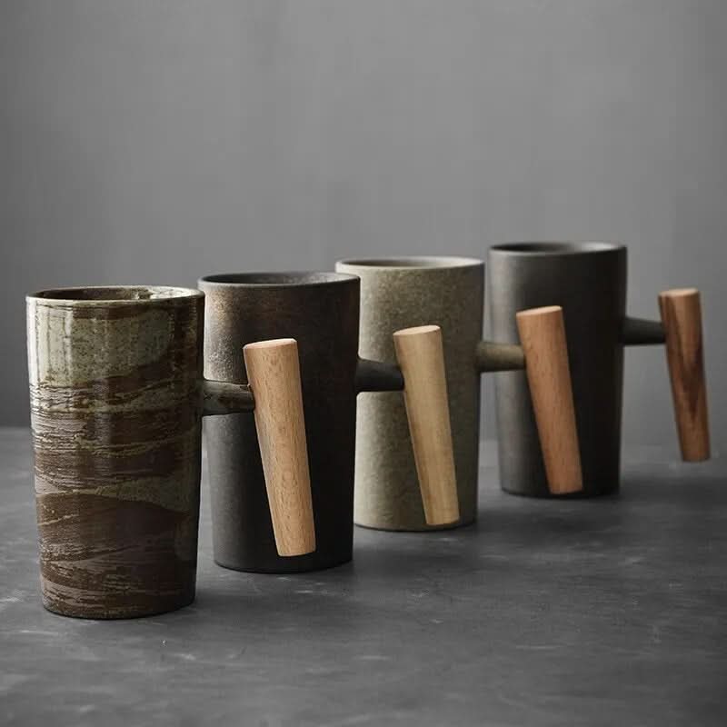 Arcadia Lane Nordic Earth Latte Cups Handmade and Functional for Coffee Experience | Temsk