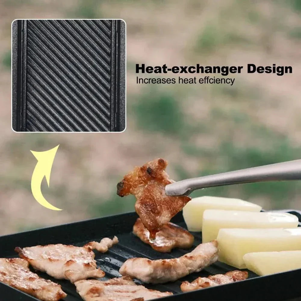 TrailForge Small Grill Plate Set For Portable Outdoor Cooking | Temsk