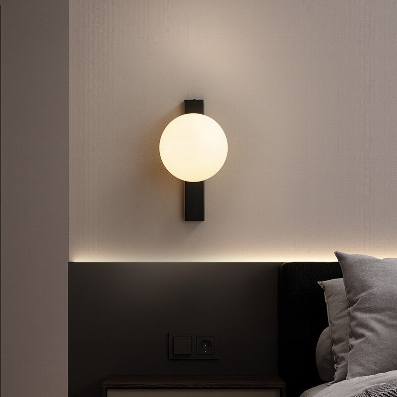 Lumora | Einfache Kupfer Circ LED-Wandleuchte | Snurv | Temsk