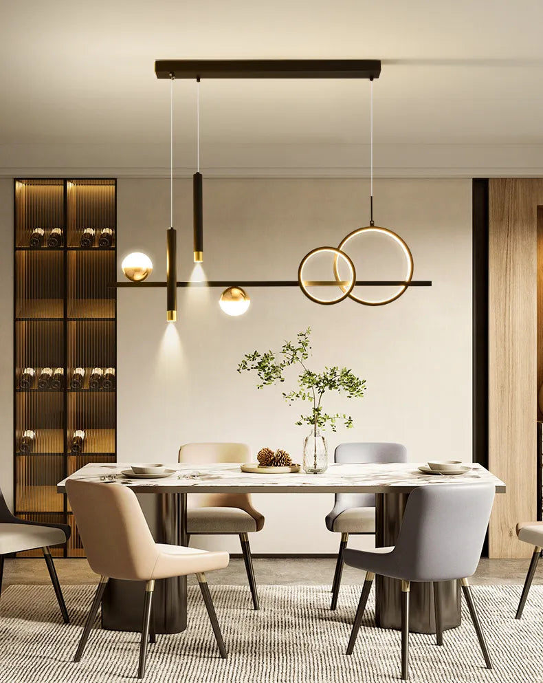 Lumenora schlanker moderner minimalistischer LED-Pendelleuchten-Spot mit Fernbedienung | Snurv | Temsk