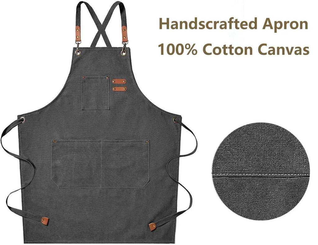 ProWear Canvas-Schürze für Unisex-Köche und Arbeitskleidung | Temsk