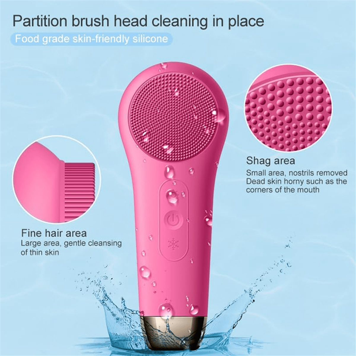 LumaGlow 3-In-1 Facial Brush For Radiant, Healthy Skin | Temsk