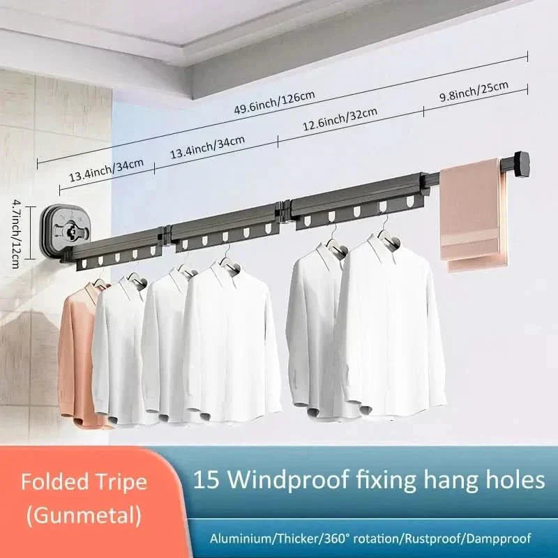 BreezeLift Wall Mounted Tumble Dryer Foldable And Space Saving | Temsk