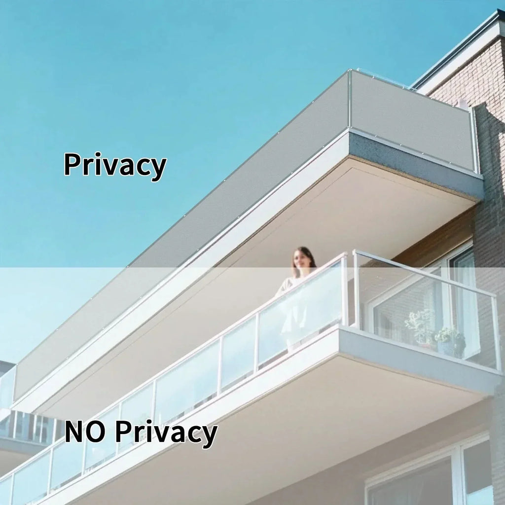 GardenShield UV and Waterproof Privacy Fence for Balcony, Garden, and Pool Areas | Temsk