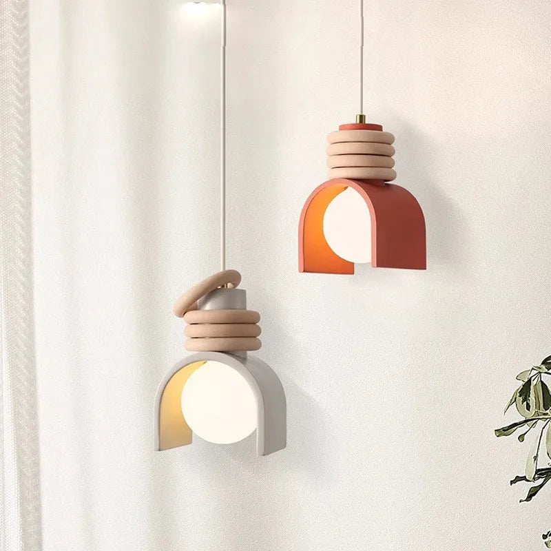 Wabi-Sabi Pendelleuchte mit minimalistischem Harzfinish | Temsk