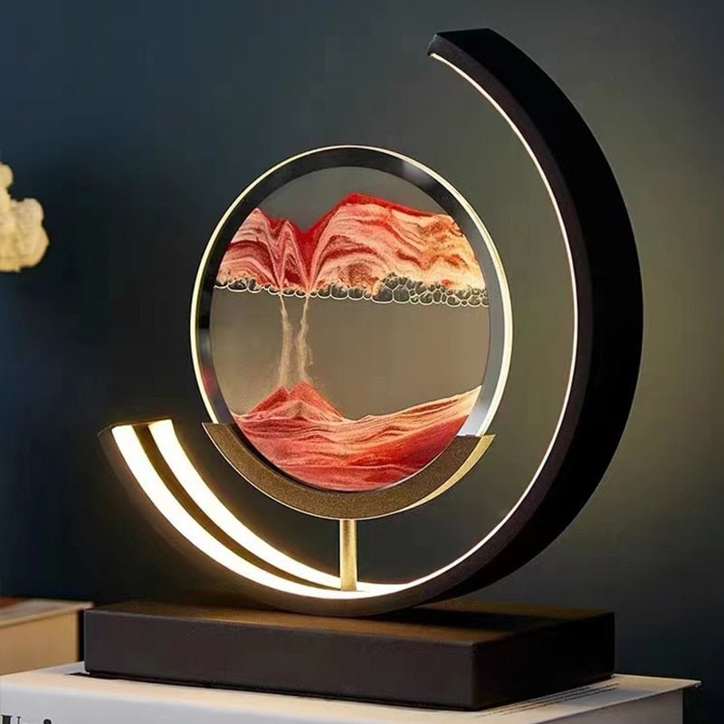 Sandlight Quicksand LED Table Lamp For Home Decor Accent | Temsk